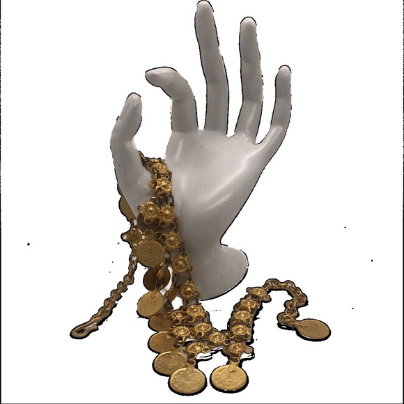Jewelry - Turkish Collar of Coins Statement Ethnic Necklace